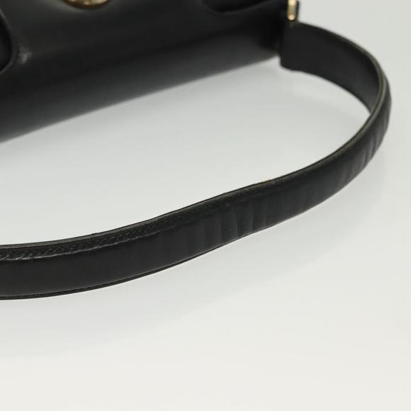 GUCCI Hand Bag Leather Black Gold Auth ep10870 - Picture 7 of 16